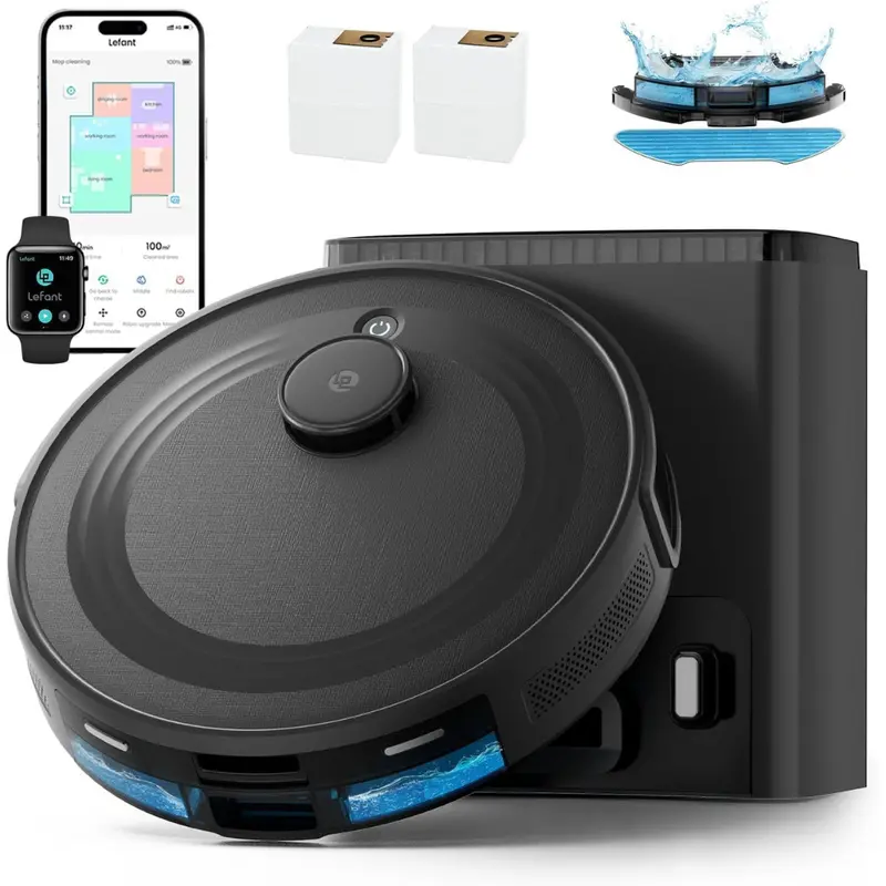 Lefant Lidar 6000Pa Powerful Scution Robot Vacuum And Mop Combo 1