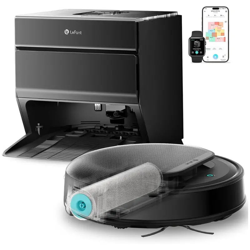 Lefant M5 Pro All-In-One Lidar Robot Vacuum & Mop W/ 18000Pa Suction 1