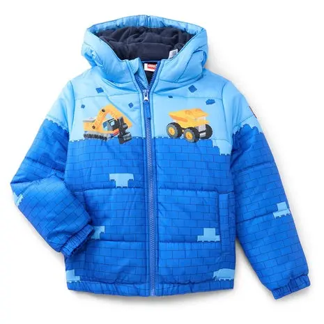 Lego Bricks Toddler Puffer Jacket 1