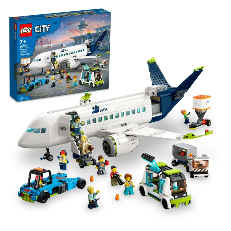 Lego City Passenger Airplane Building Toy Set (60367) 1