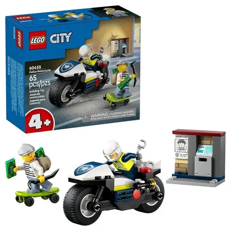 Lego City Police Motorcycle Chase 1