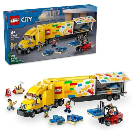 Lego City Yellow Delivery Truck 1