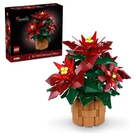 Lego Icons Poinsettia Building Set 1