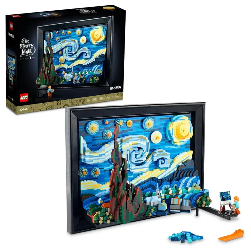 Lego Ideas Vincent Van Gogh The Starry Night Building Blocks 1
