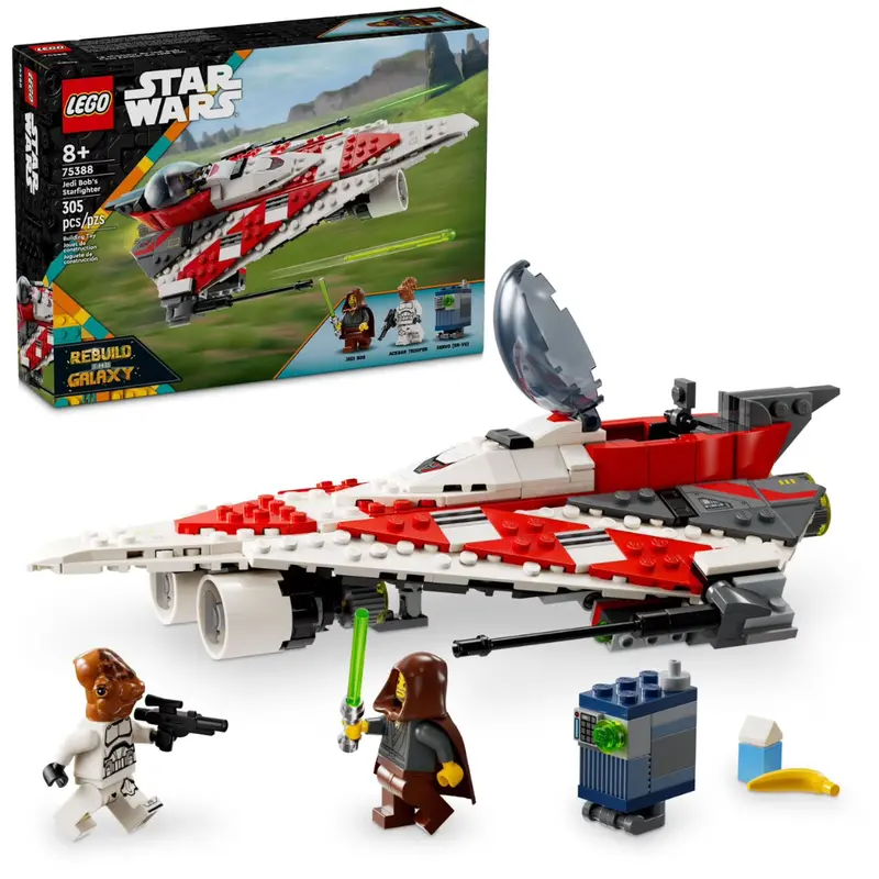 Lego Star Wars Jedi Bob's Starfighter Building Toy Set (75388) 1