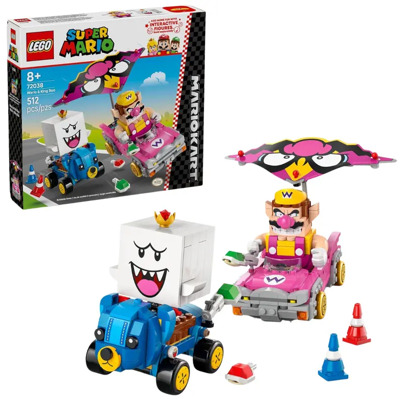 Lego Super Mario: Mario Kart Wario & King Boo Building Toy 1