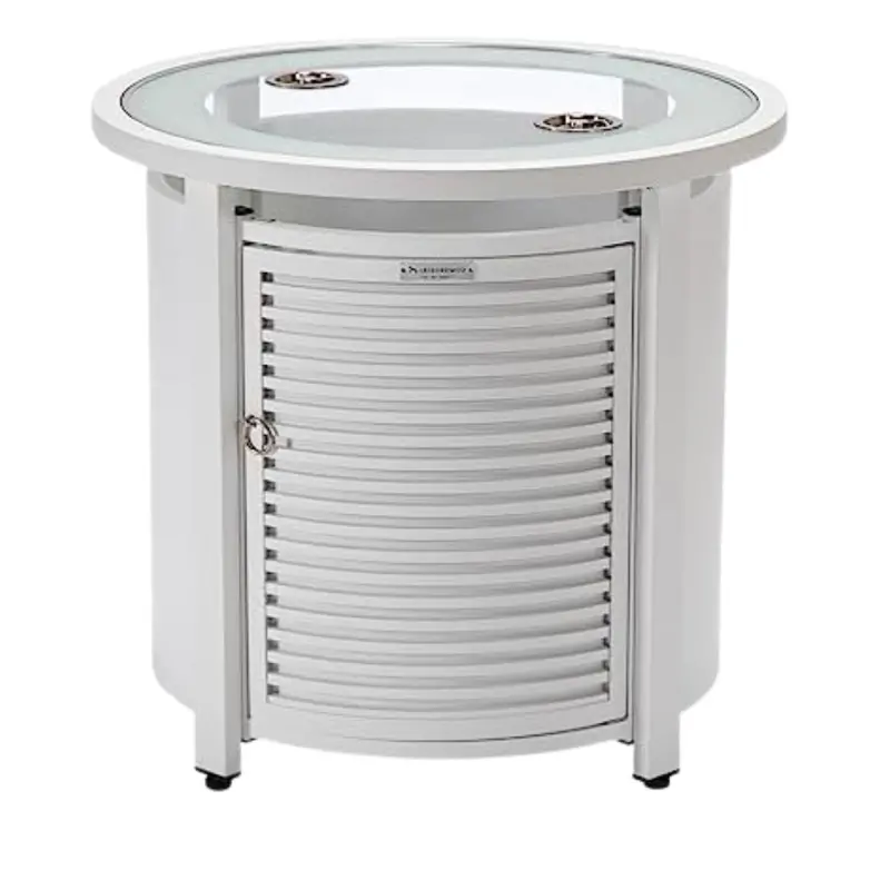 Leisuremod Walbrooke Round Tank Holder Table 1