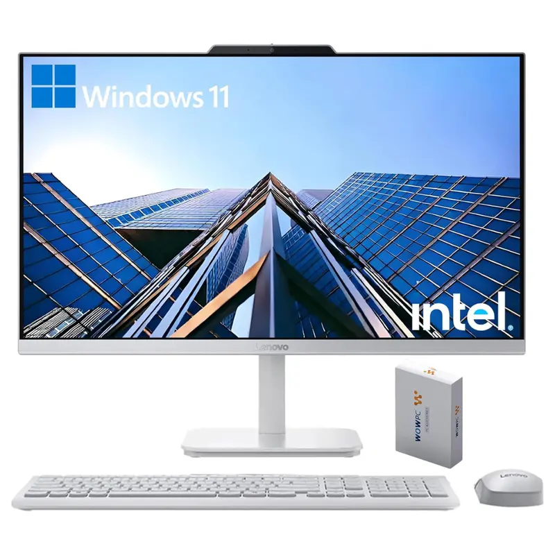 Lenovo A100 24" Fhd All-In-One (N100 / 16Gb Ram / 500Gb Hdd & 128Gb Ssd) 1