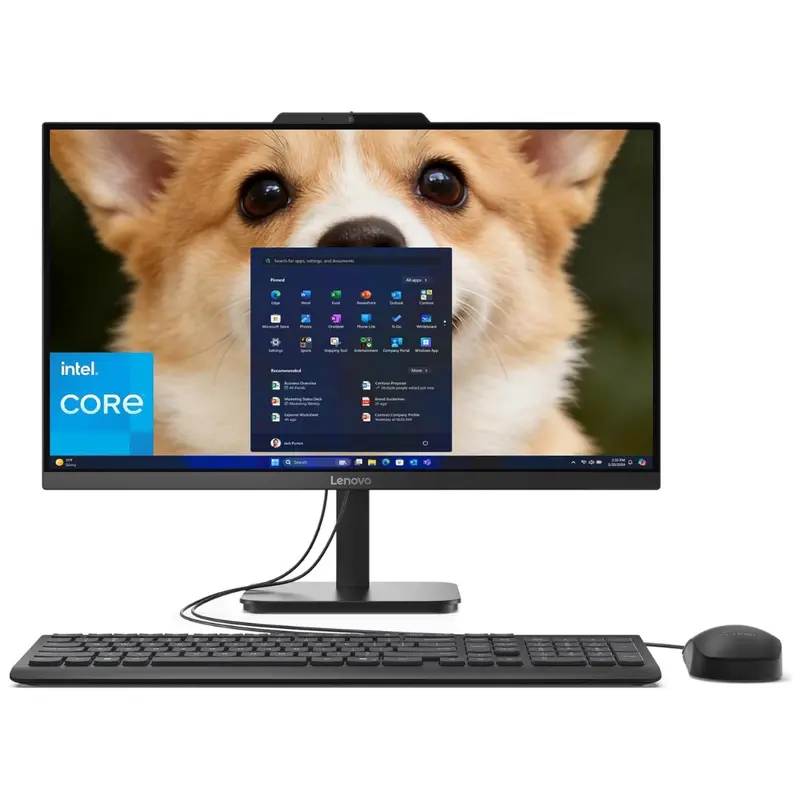 Lenovo Aio 24" Fhd Desktop (N100 / 8Gb Ram / 512Gb Ssd) 1