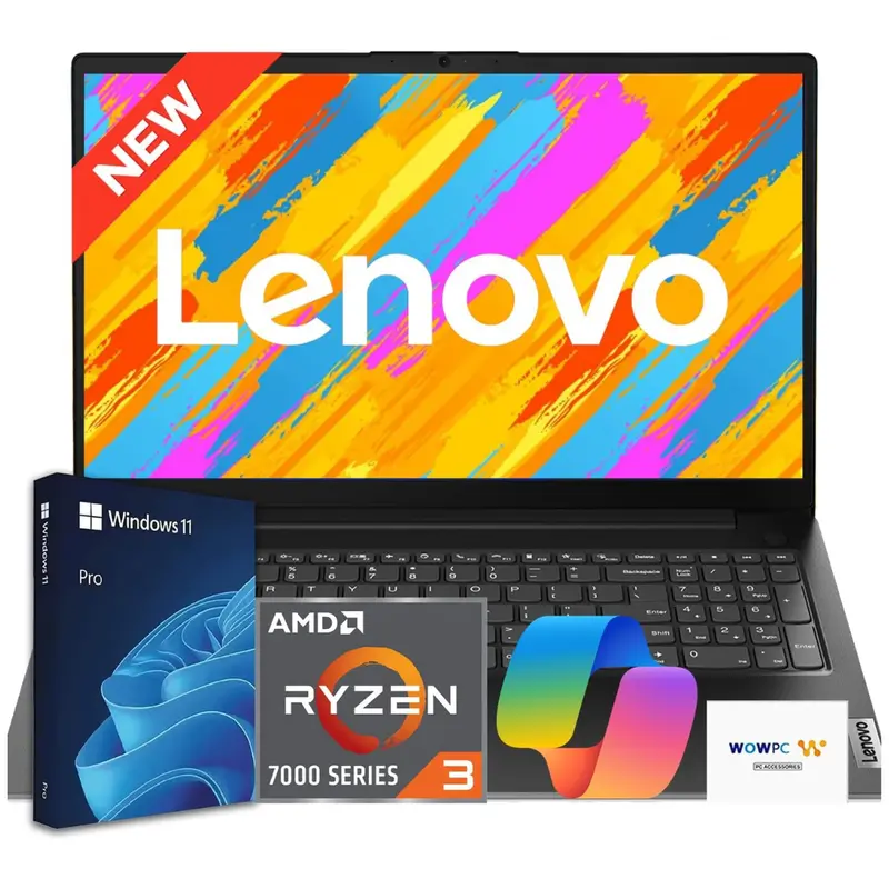 Lenovo V15 15.6" Fhd+ Laptop (Ryzen 3 7320U / 16Gb Ram / 256Gb Ssd) 1