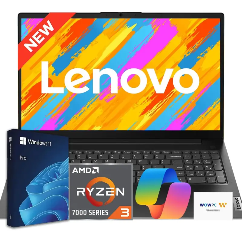 Lenovo V15 15.6" Fhd+ Laptop (Ryzen 3 7320U / 16Gb Ram / 256Gb Ssd) 1