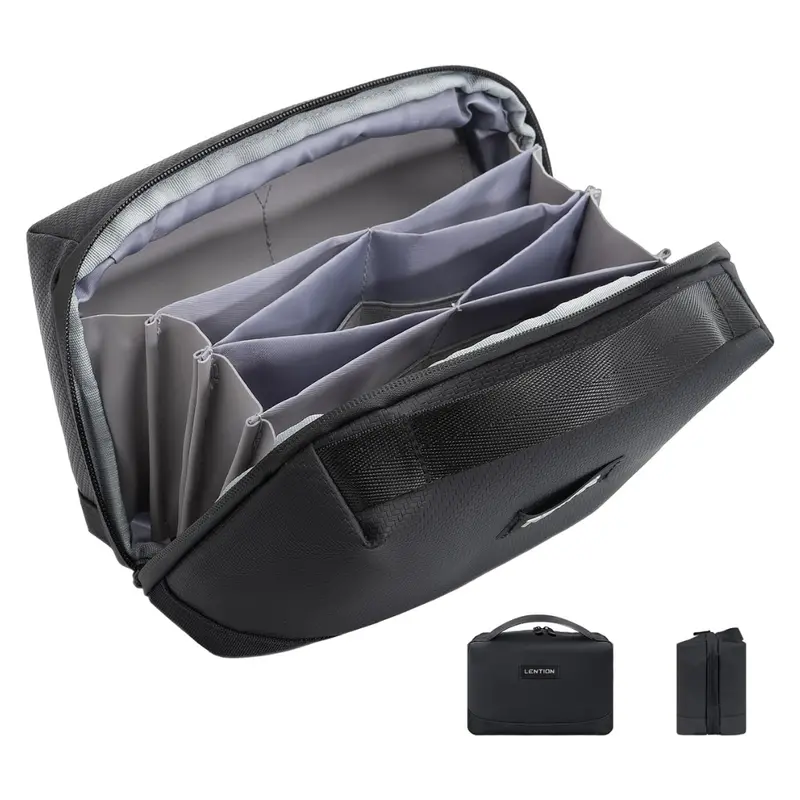 Lention Premium Electronics Travel Organizer Case W/ Handle 1
