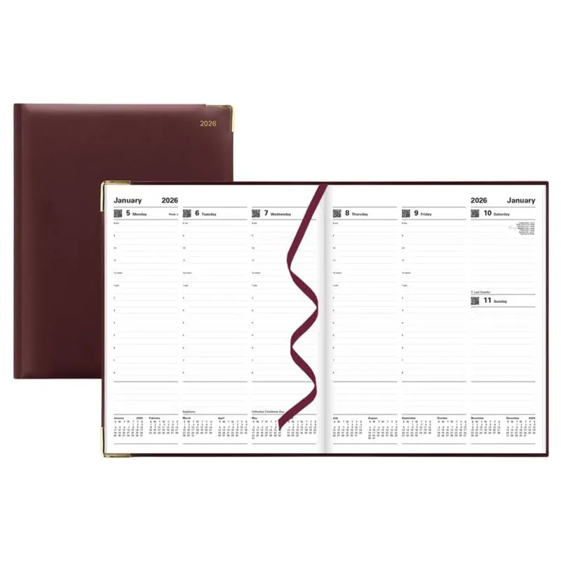 Letts Of London 2026 Classic Weekly Appointment Book And Planner 1