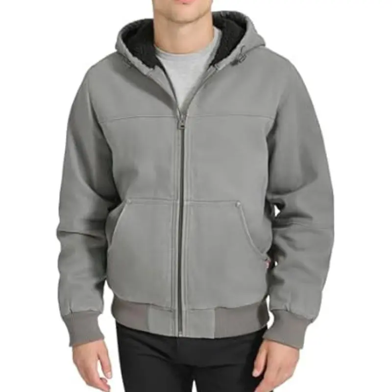 Levi's Men's Workwear Canvas Hooded Bomber Jacket (Various) 1