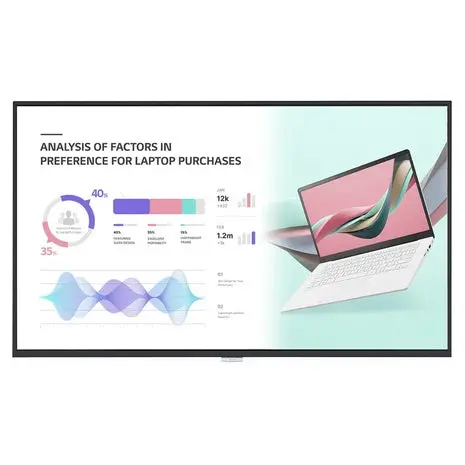 Lg 43” Wall-Mount Digital Signage Display 1