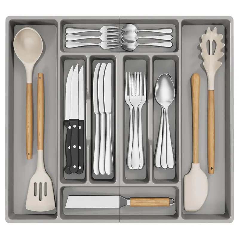 Lifewit Kitchen Utensil Silverware Organizer 1