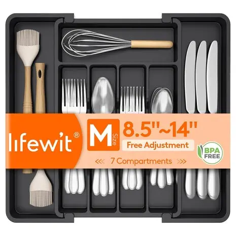 Lifewit Silverware Drawer Organizer 1