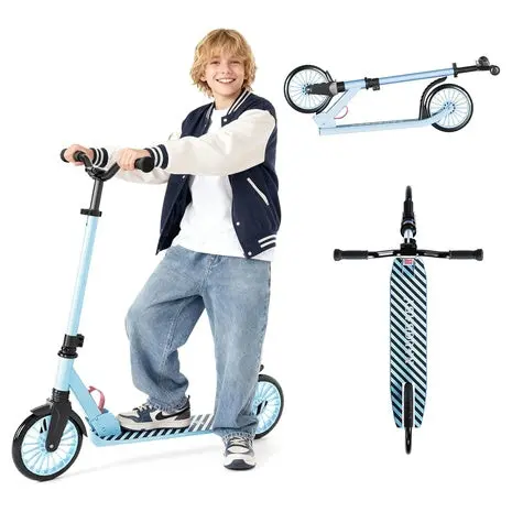 Lightweight Foldable Kick Scooter With Shock Absorption 1