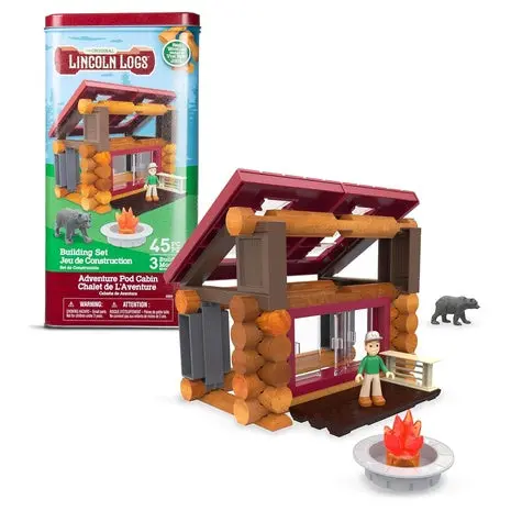 ‌Lincoln Logs Adventure Pod Cabin 1