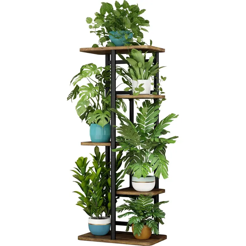 Linzinar Plant Stand 5 Tier 6 Plant Multiple Flower Rack 1
