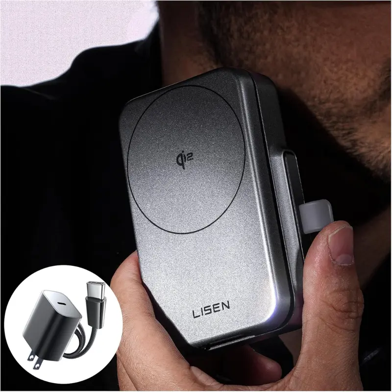 Lisen 3-In-1 Qi2 Magsafe 15W Fast Charging Station 1