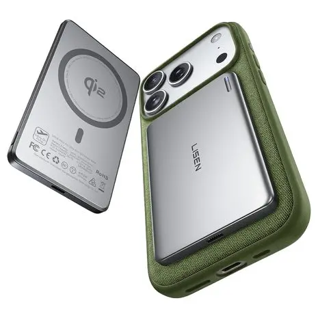 Lisen 5,000Mah Qi2 15W Slim Magsafe Battery Pack 1