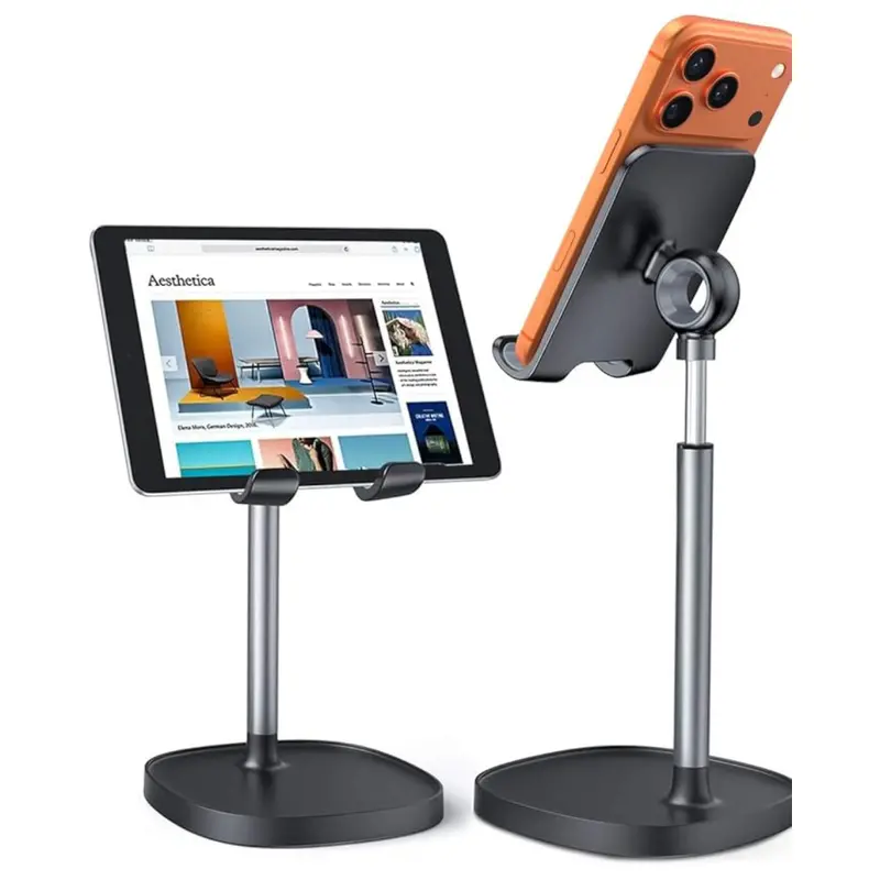 Lisen Angle & Height Adjustable Smart Phone & Tablet Holder Stand 1