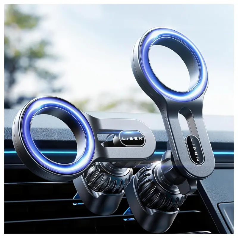 Lisen Magsafe Car Air Vent Phone Holder With Strong Magnetic Clip 1