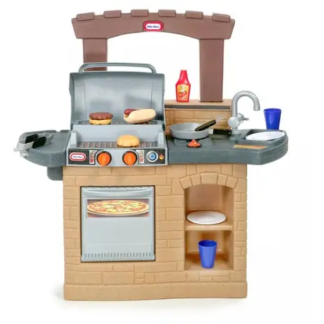 Little Tikes Cook N Play Outdoor Bbq Play Food And Toy Kitchen 1