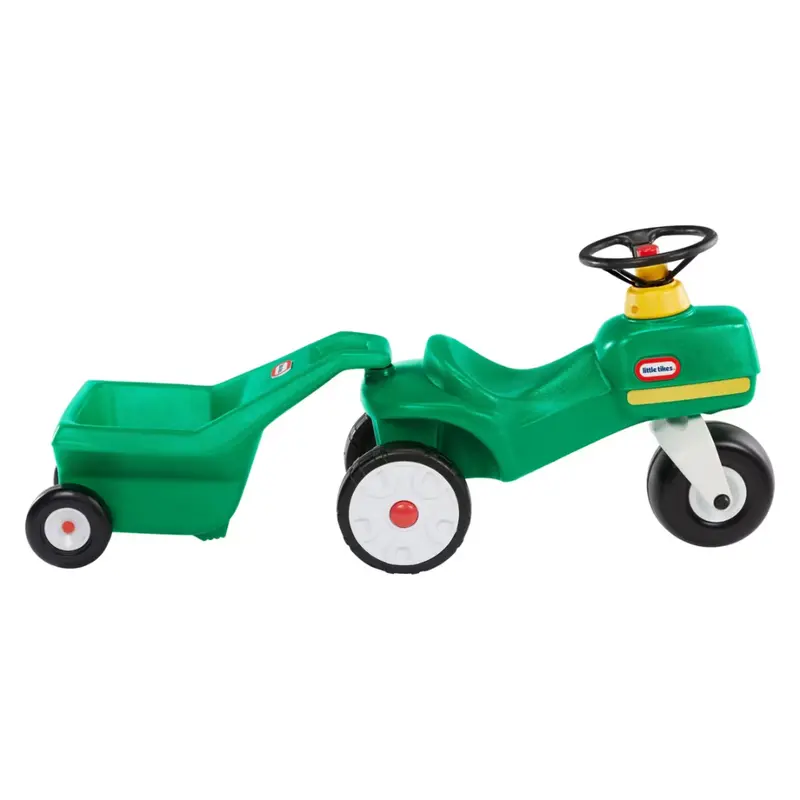 Little Tikes Kids Tractor & Cart, Foot-To-Floor Ride-On Toys 1