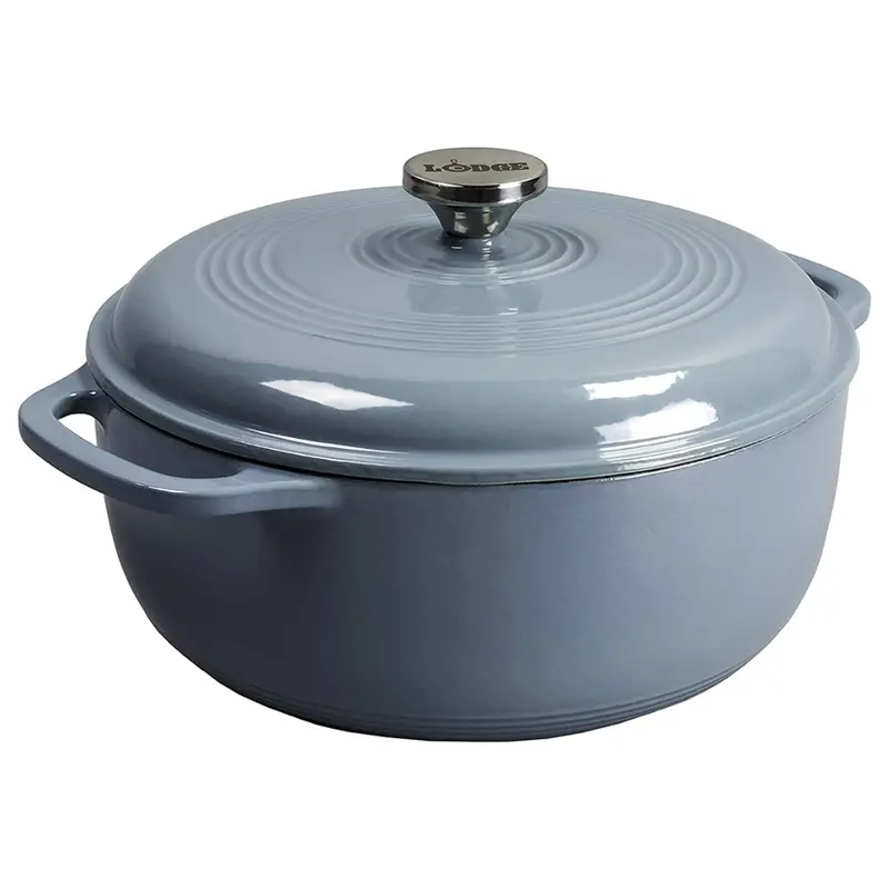 Lodge 3 Quart Enameled Cast Iron Dutch Oven With Lid (Various) 1
