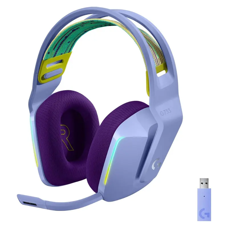 Logitech Lightspeed Lightsync Rgb Wireless Gaming Headset 1