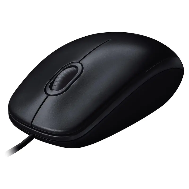 Logitech Wired Optical Mouse M90 Black Usb 1