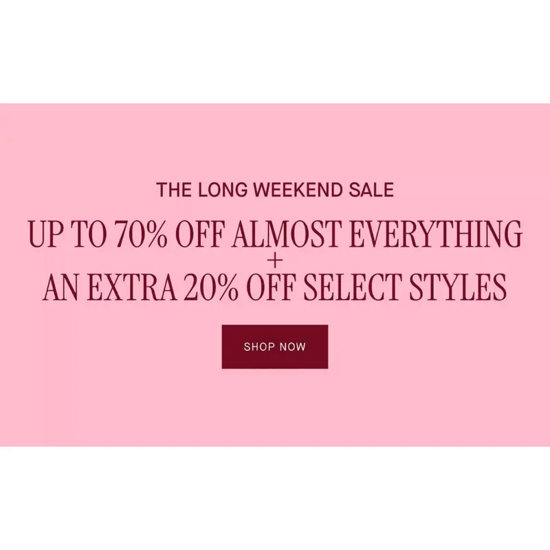 Long Weekend Sale: Up To 70% Off + Extra 20% Off At Kate Spade Outlet 1