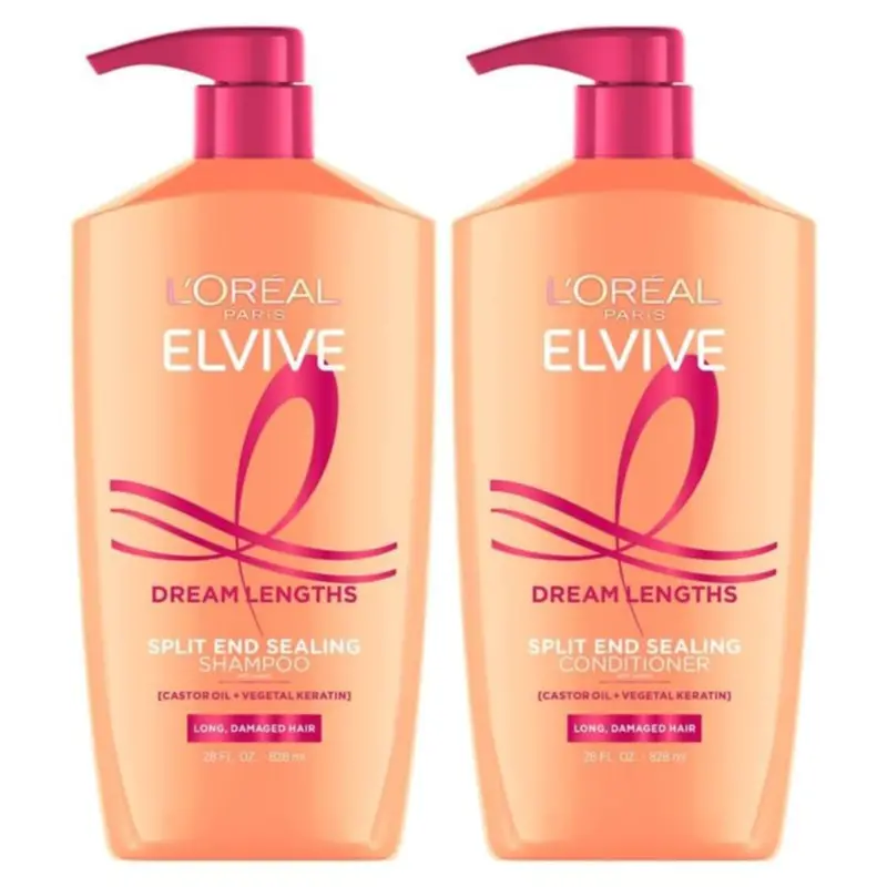 L'oreal Paris Elvive Dream Lengths Shampoo And Conditioner Kit 1