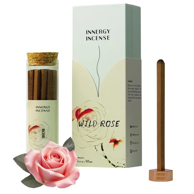 Love & Self-Care Innergy Rose Luxury Floral Incense Sticks 1