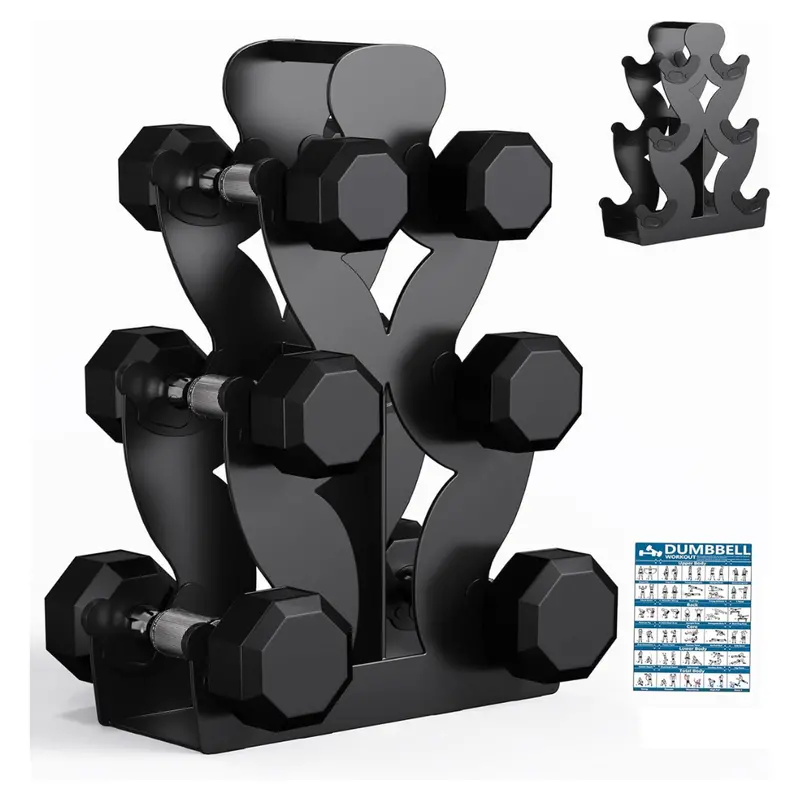 Lovind 3 Tier Compact Dumbbell Rack Stand 1