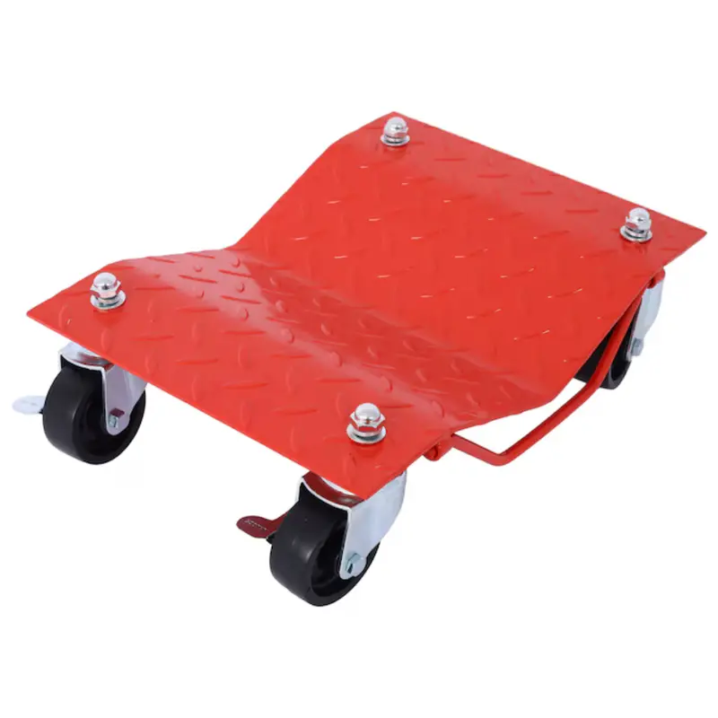 Lowe's 6000-Lb Capacity 4 -Wheel Red Steel Dolly 1