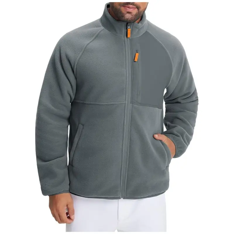 M Maelreg Reversible Fleece Lined Men's Zip Up Warm Golf Jacket 1