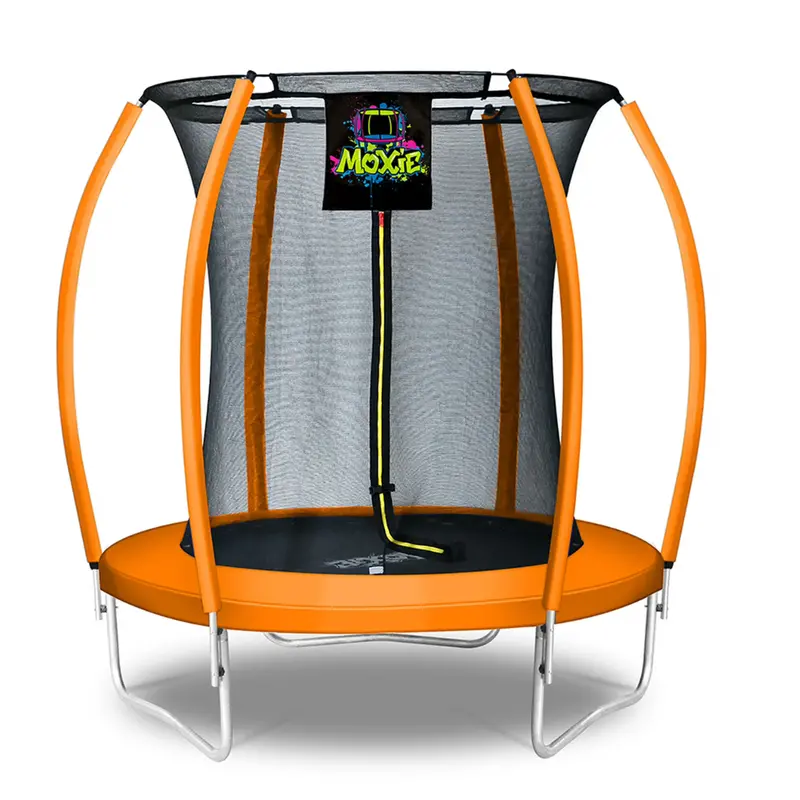 Machrus Moxie 6Ft Trampoline With Curved Poles And Enclosure Net 1