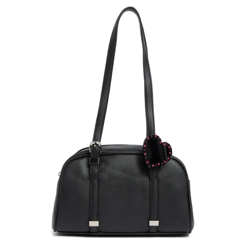Madden Girl Faux Leather Bowling Bag 1