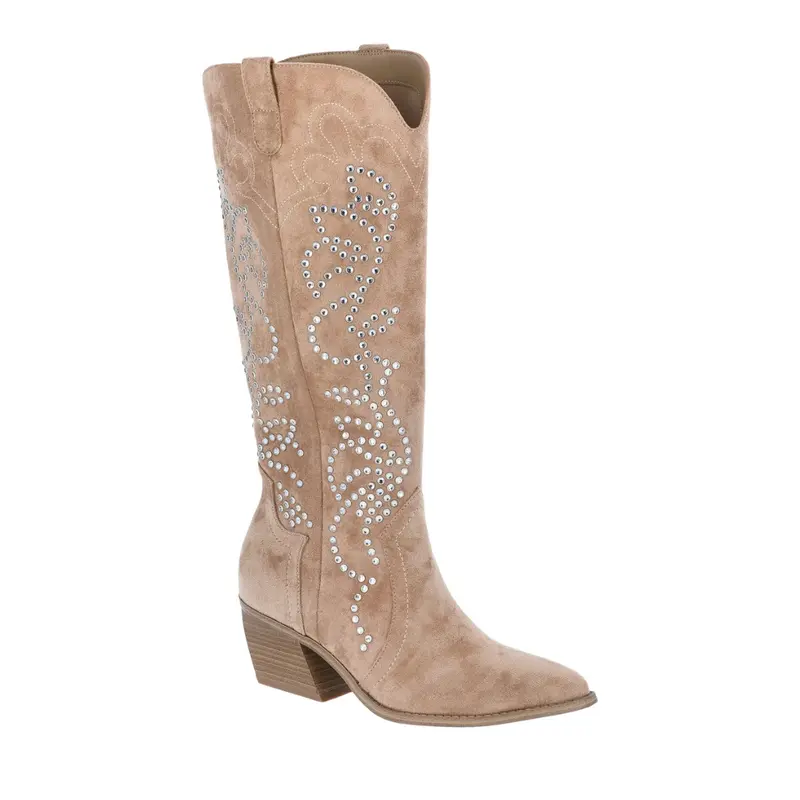 Madden Nyc Women's Studded Western Boots 1