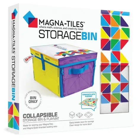 Magna-Tiles Storage Bin & Interactive Play-Mat 1