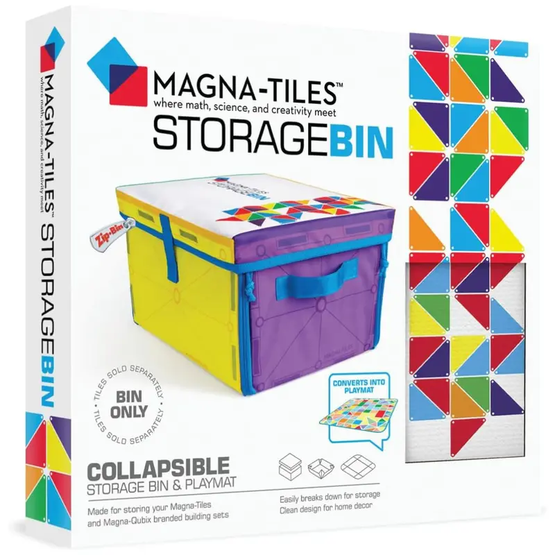 Magna-Tiles Storage Bin & Interactive Play-Mat 1