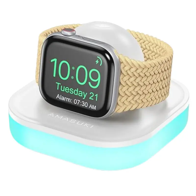Magnetic Colorful Light Watch Charger Stand For Apple Watches 1