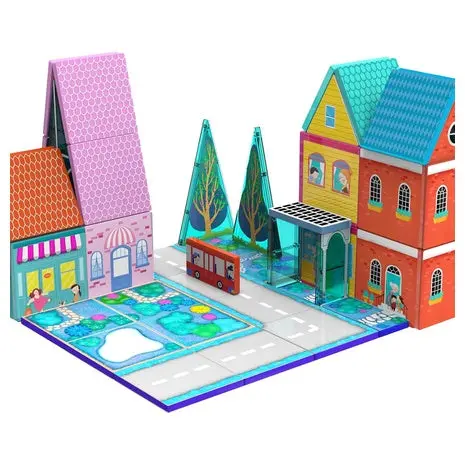Magnetic Tiles Fairytale Town Road Set 1