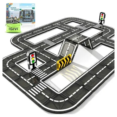 Magnetic Tiles Road Expansion Pack 1