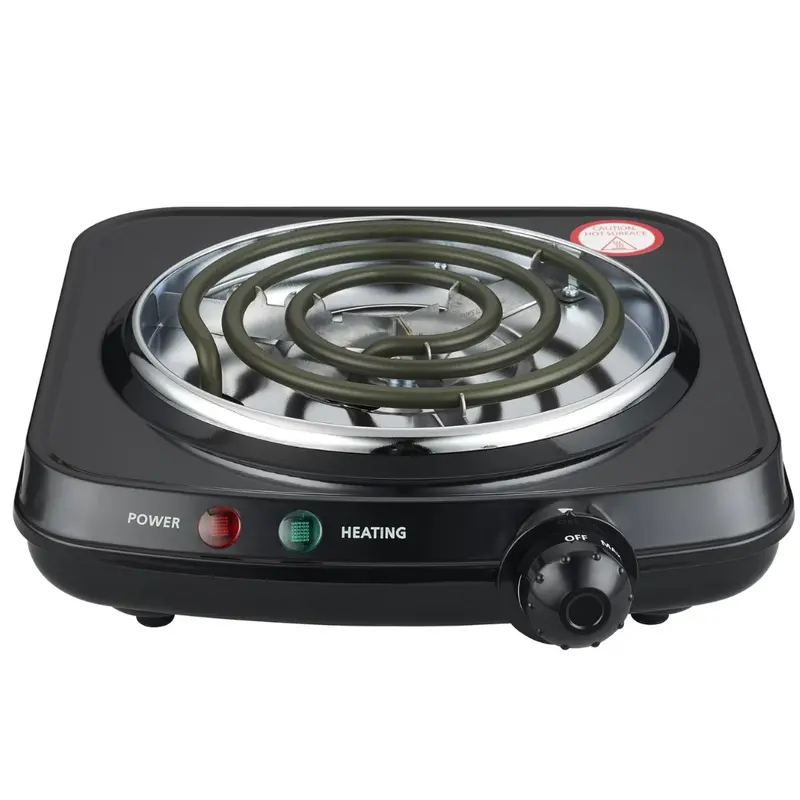 Mainstays 1100W Single Coil Electric Burner And Hot Plate 1