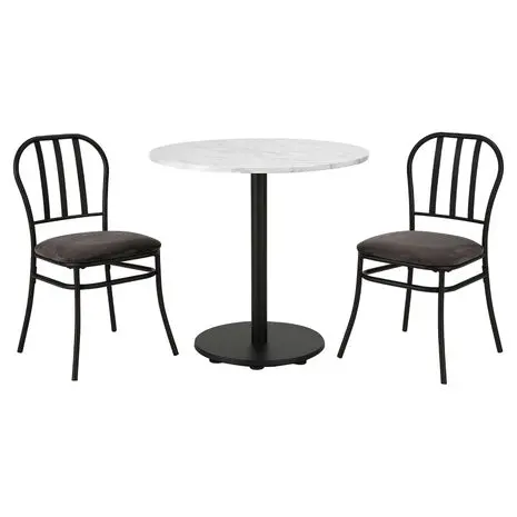 Mainstays 3-Piece Marble Top Bistro Set 1