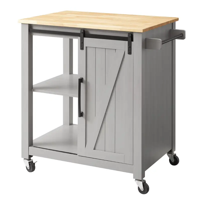 Mainstays Kitchen Cart (Gray) 1